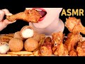 ASMR Fried chicken+Cheese ball+French Fries eating sounds MUKBANG바삭클치킨+치즈볼+감자튀김 먹방咀嚼音パサックルチキン+チーズボール