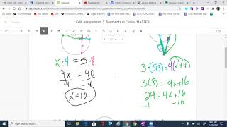 Circle Proporties Examples of Proportional Segments in Circles