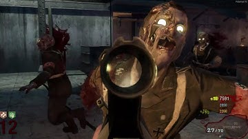 Black Ops Zombies: Der Riese Co-op Gameplay (NO COMMENTARY)