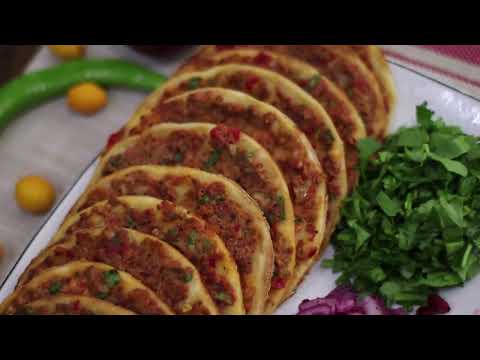 Çox dadlı lahmacun hazirlanmasi Lahmacun resepti | findik lahmacun tarifi