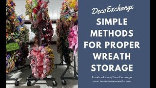 Simple Methods For Proper Wreath Storage | Storage Tips for Wreaths | DecoExchange Tutorial