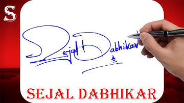 Sejal Dabhikar Name Signature Style - S Signature Style - Signature Style of My Name Sejal Dabhikar