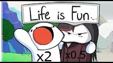 TheOdd1sOut Life is Fun ft  Boyinaband but James' part is x2 speed and Dave's part is x0.5 speed