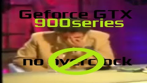 Shocking interview about disabled Nvidia overclocking