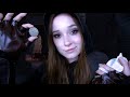 ASMR Pickpocket Shows You Her Loot (mesmerizing coins sounds, leather sounds, night ambiance)