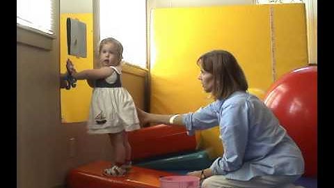 2-year-old girl with low tone pronation | JumpStart Leap Frog | Cascade Dafo