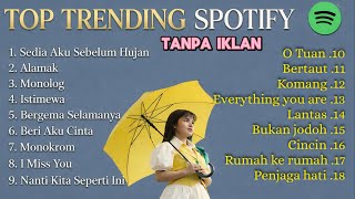 Lagu Galau Indonesia Hits 2025 🎧 | Idgitaf – Sedia Aku Sebelum Hujan | Spotify Playlist song