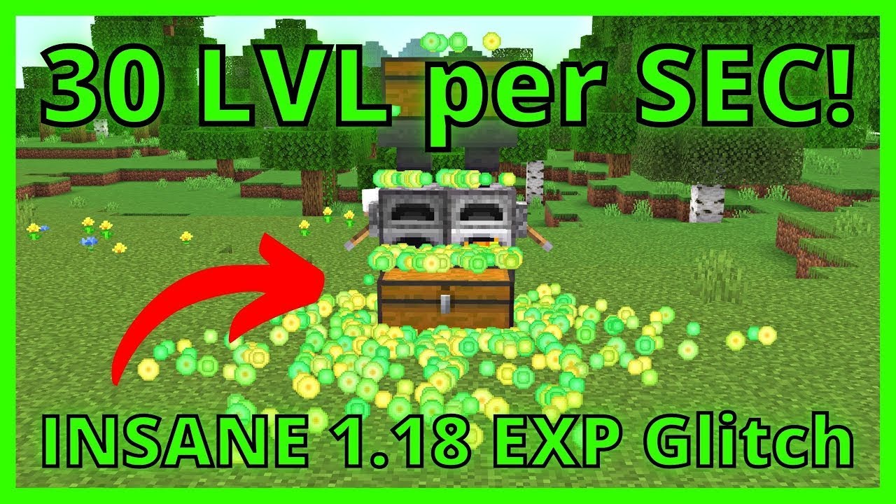 EASY XP Duplication GLITCH in Minecraft Bedrock 1.18! (infinite)