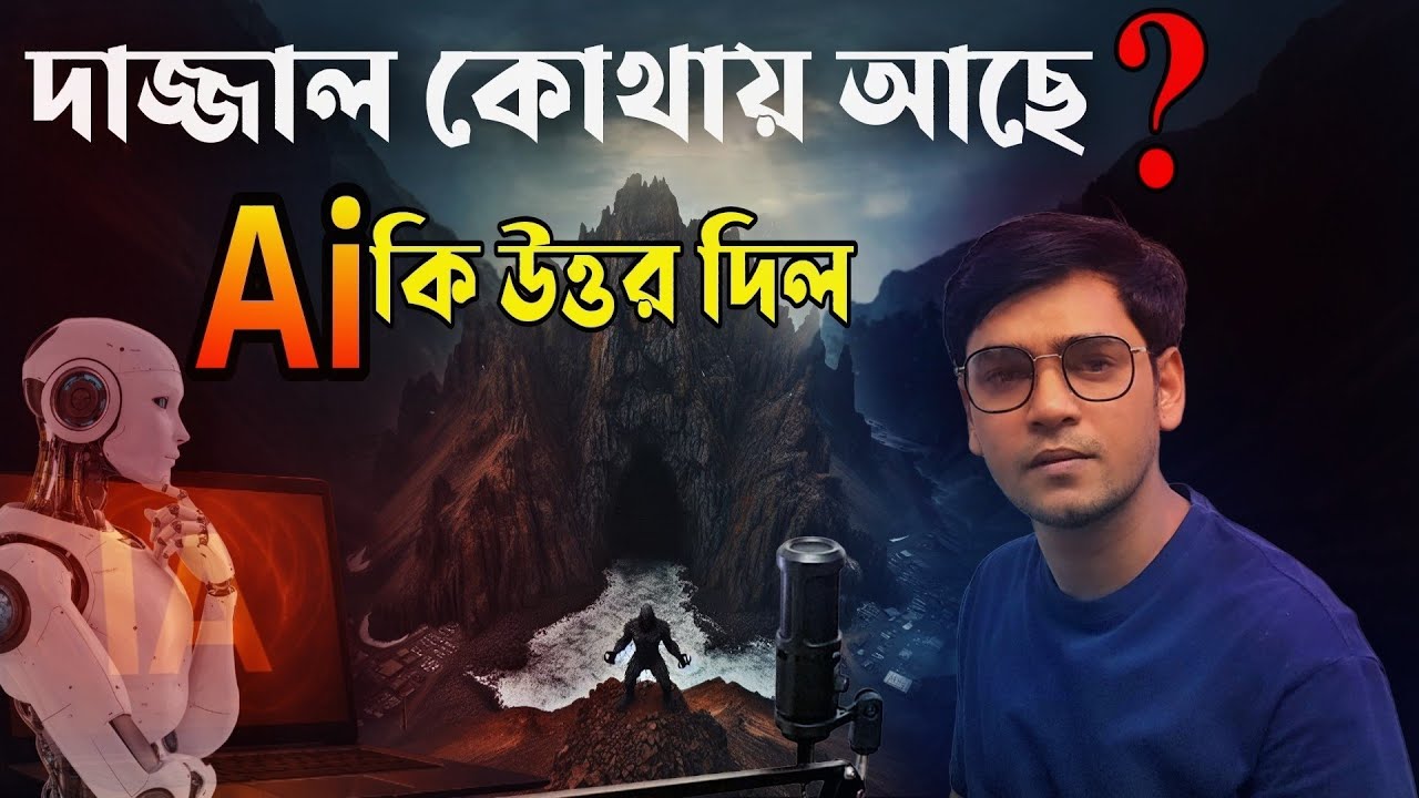 "দাজ্জাল কোথায় আছে ? Ai কি বলতে পারবে ? Dajjal island"!