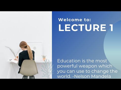 LECTURE 1 part 3 - YouTube