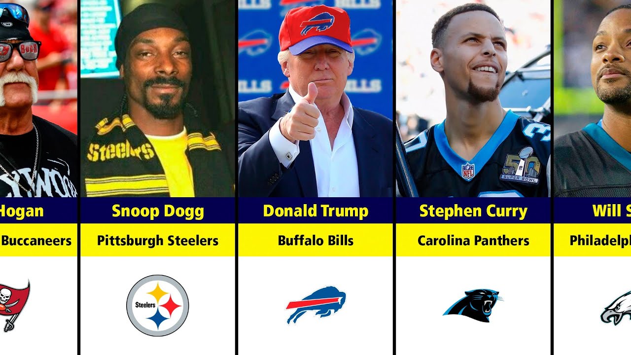 Every NFL Team's Biggest Celebrity Fan