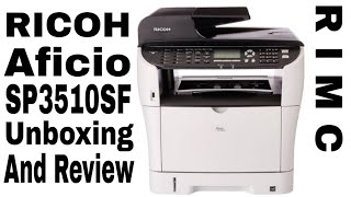 Ricoh Aficio Sp 3510Sf Photocopier Printer Unboxing And Review 2021 Ricoh Aficio Sp 3510Sf