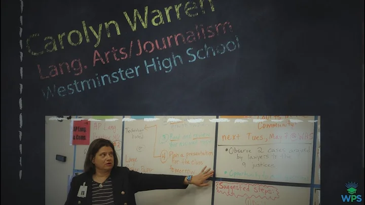 Westminster High Schools Carolyn Warren Named a 20...