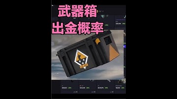 CS2新手科普：武器箱“出金”概率，以及CS2皮肤的来源～  #CS2开箱  #CSGO武器箱  #CS2