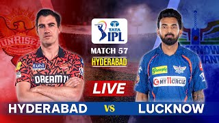Live IPL: Hyderabad vs Lucknow, 56th T20 | IPL Live Scores & Commentary | SRH vs LSG | Live IPL 2024
