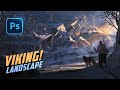 Creating a Snowy Landscape in Photoshop | Photo Manipulation Speed Art