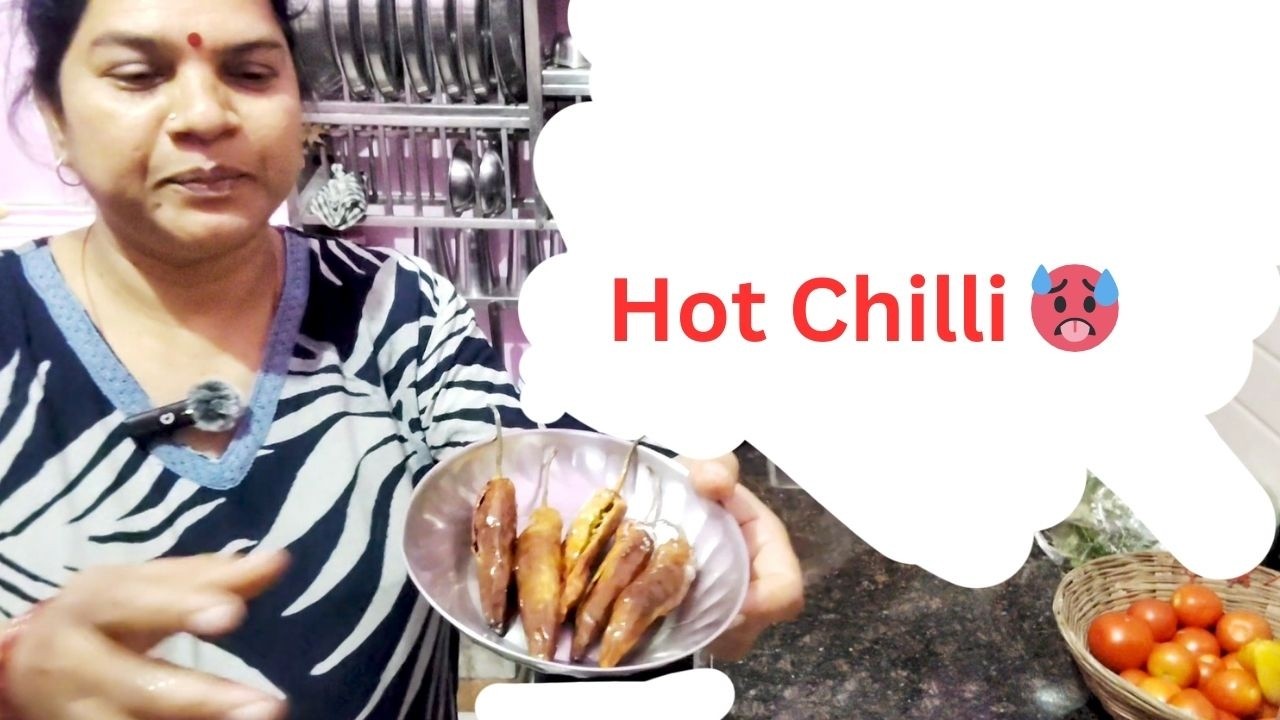 Traditional Sukhi bharwa Mirch 🥵 #trending #cooking #dailyvlogs