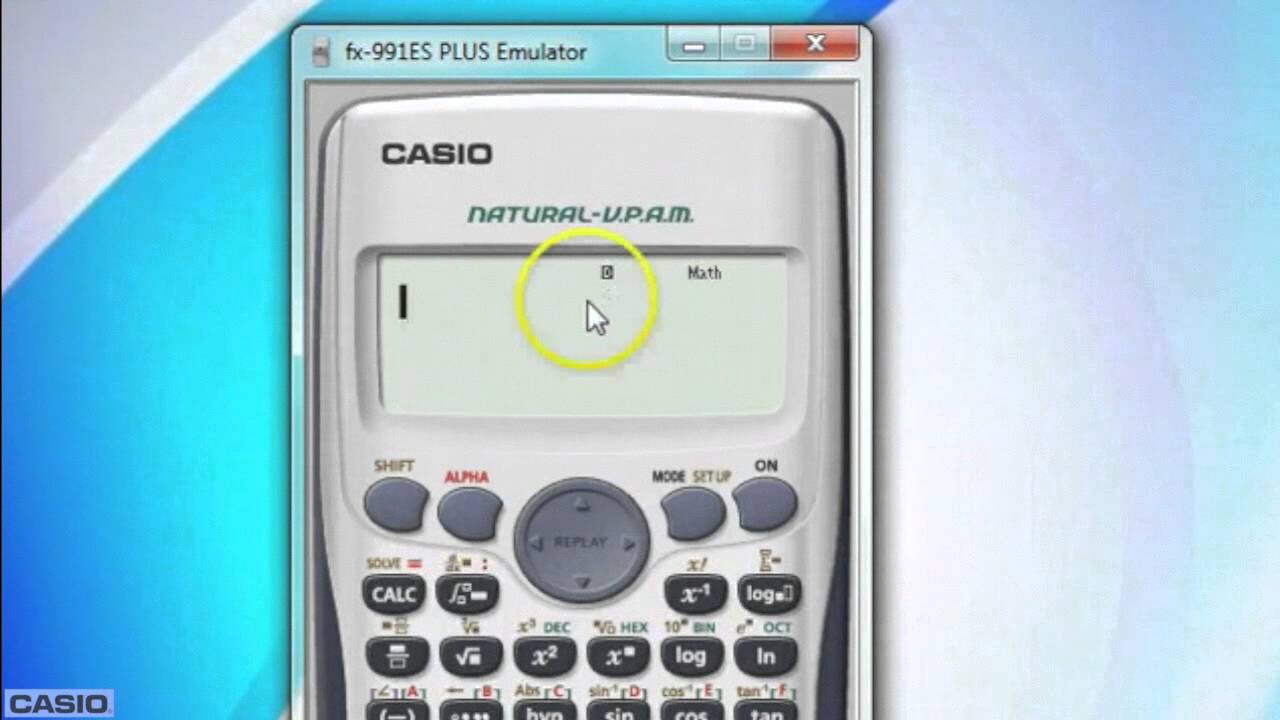 casio fx 991 es plus emulator for pc