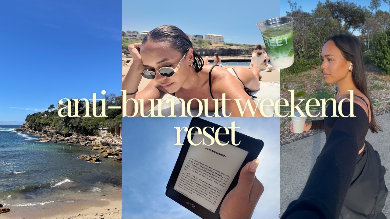 Видеоблог выходного дня против выгорания | Крисси печет, день на пляже + непринужденная беседа