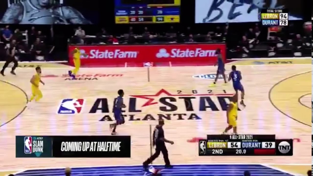 Lillard & Curry Hit Back-to-Back Half Court Shots | 2021 NBA All Star Game