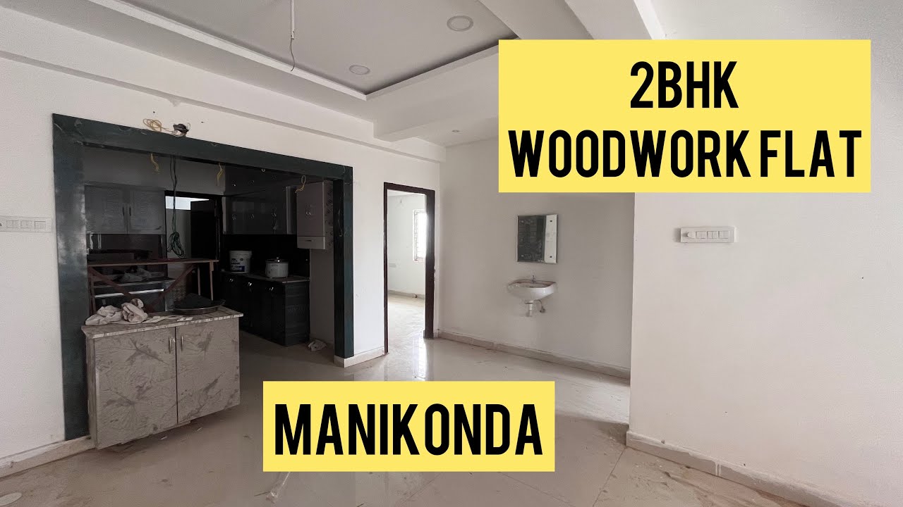 370 Wood Work Completed Flat For Sale at Manikonda,Marrichettu Near by