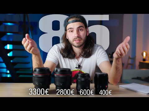 Qué 85 mm comprar para Canon RF