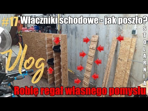 Vlog codzienny #17 Jak zrobiłem regał własnego pomysłu? Idziemy na łatwiznę, wizyta w stolarni.