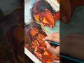Mirabai paints Krishna 🦚#thebhimsenart #art #drawing #krishna #mirabai #painting #acrylicpainting