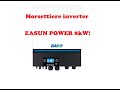 INVERTER #02  morsettiera inverter Easun ISolar SMW 8kW / Voltronic Max 8000 e dati di targa