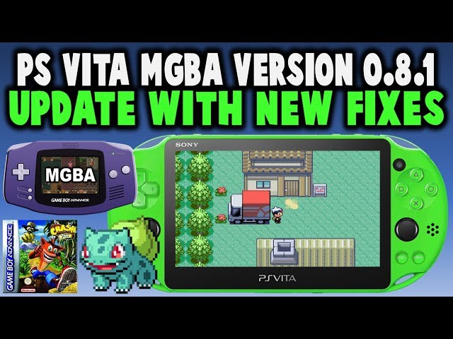 PS Vita Release: mGBA 0.10.1 (also available on Switch, 3DS, & others) 