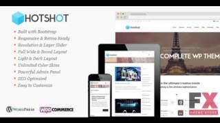 Preview Hotshot - Retina Responsive Multi-Purpose WP Theme T