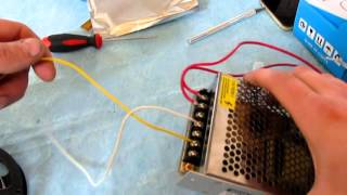 Блок питания для светодиодной ленты 12v 10A 120W. Обзор, подключение. Блок питания для светодиодной ленты 12v 10A 120W. Обзор, подключение.