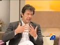 Geo Shaan Say Exclusive Interview with Imran khan