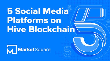 5 Social Media Platforms on Hive Blockchain | 5 on MarketSquare