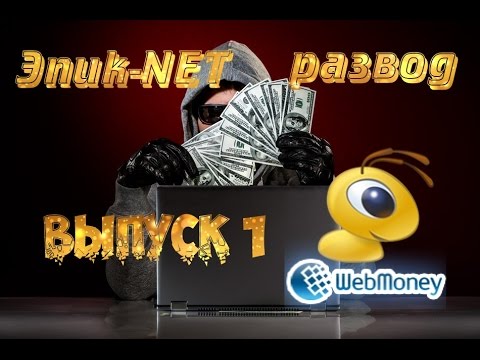 Шоу -Эпик-NET развод ( интернет развод ) Выпуск 1 - Взлом Webmoney (ноябрь 2016) и фейковые отзывы