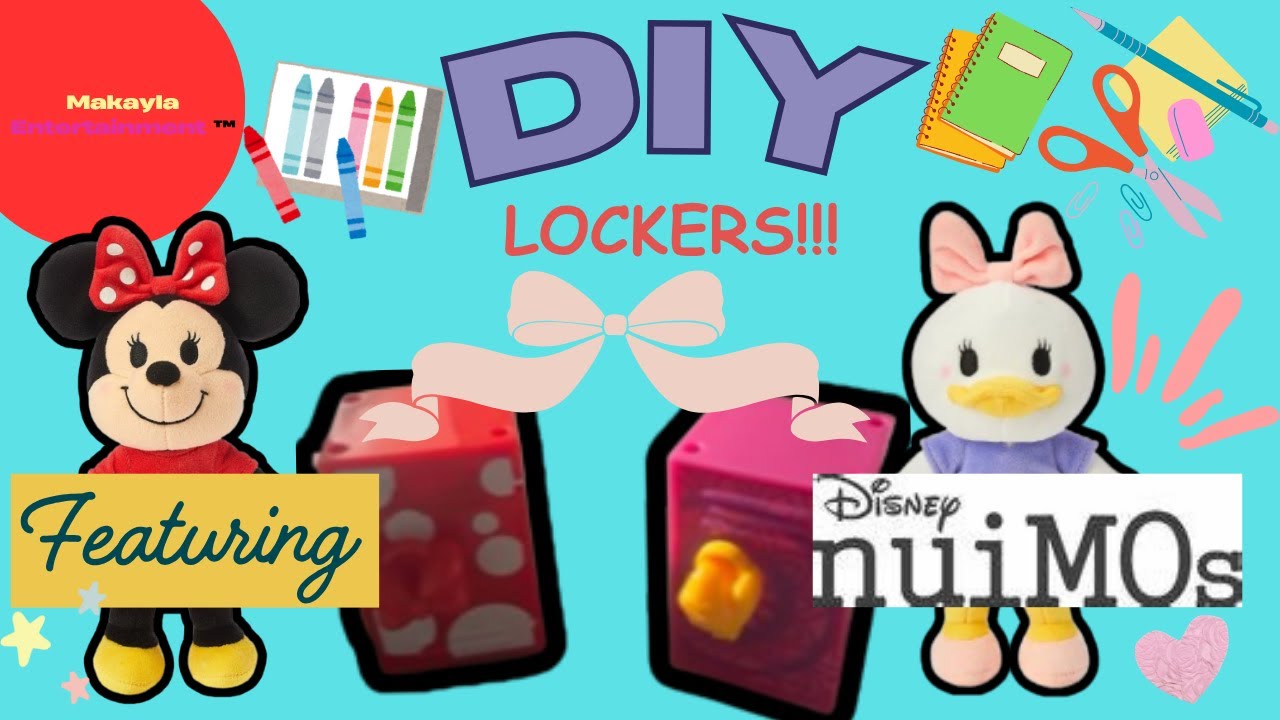Disney Nuimos DIY Back to School Locker Organization! With Minnie and Daisy