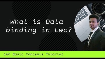What is data binding in lightning web component ?