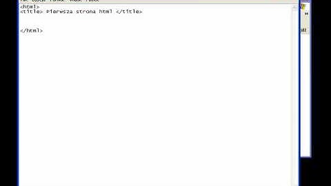 Kurs HTML-CSS - tworzenie strony www - pierwszy krok.m4v