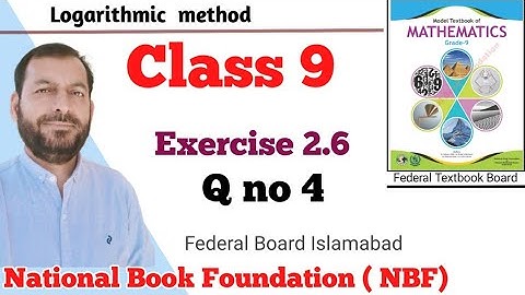 Class 9 Exercise 2.6 NBF Maths  national book foundation Maths Ex 2.6 federal board Maths FBISE Math
