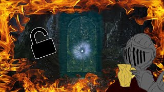 How To Unlock And Open Shiny Door In Darkroot Garden? Dark Souls Remastered