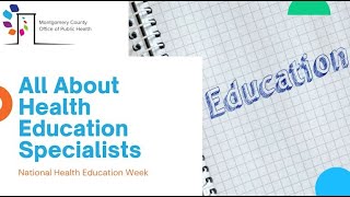 All About Health Education Specialists #NHEW2020