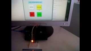 Arduino Projects 18 - Led Control with MATLAB GUI