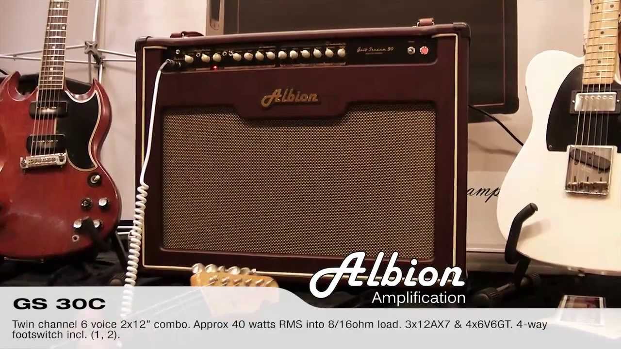 ギターアンプ】Albion “Gulf Stream”シリーズが発売 ～ビンテージブリ