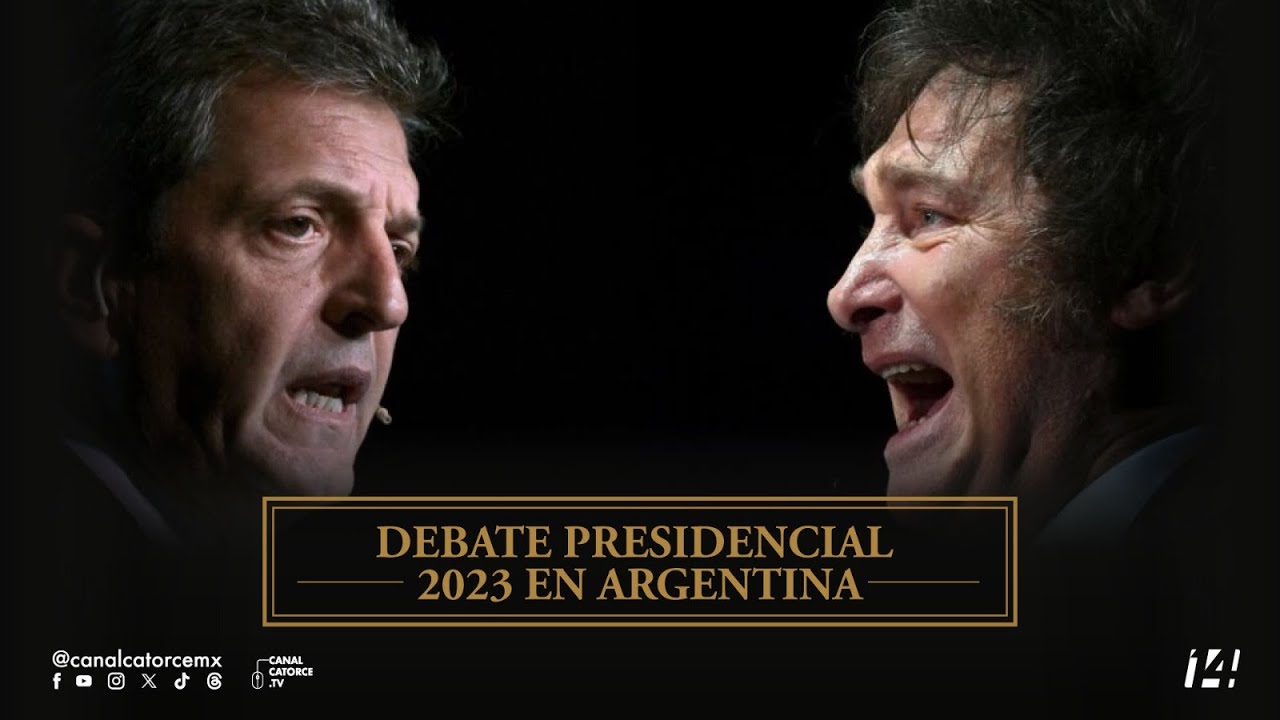 Debate presidencial 2023 en Argentina YouTube