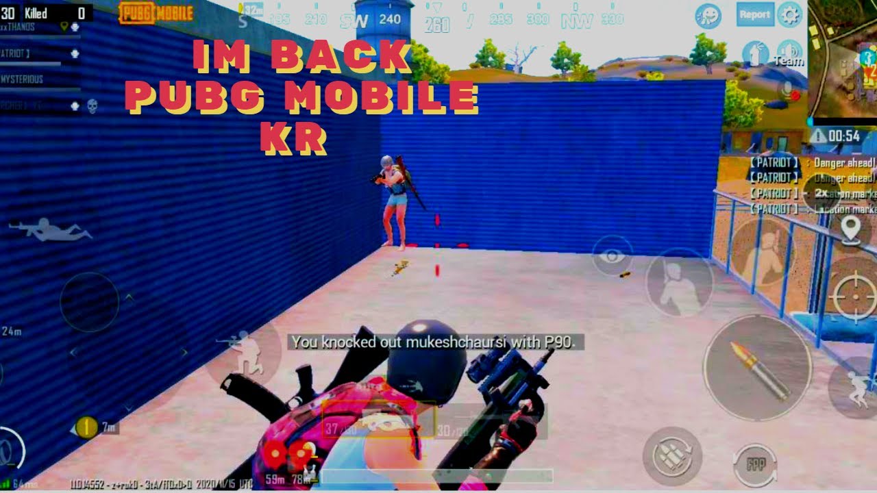 Back After so Long time | Pubg Mobile KR Gamplay with randoms  | 25 fps device | part1 