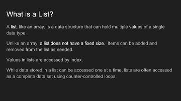Introduction to C# Lists