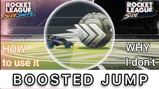 How to use BOOSTED JUMP in Rocket League Sideswipe (PART 1)