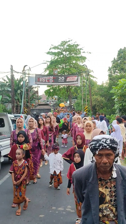 iringan pengantin dan penyambut di narmada