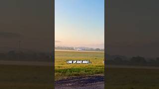 TUI Boeing 737 sunrise line up and wait #aviation #planespotting #boeing737