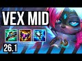 VEX vs YONE (MID) | 45K damage | EUW Master | 26.1